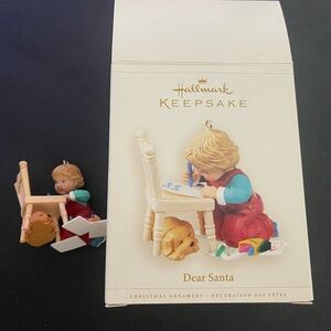 Hallmark 'Dear Santa' Ornament with Child and Puppy